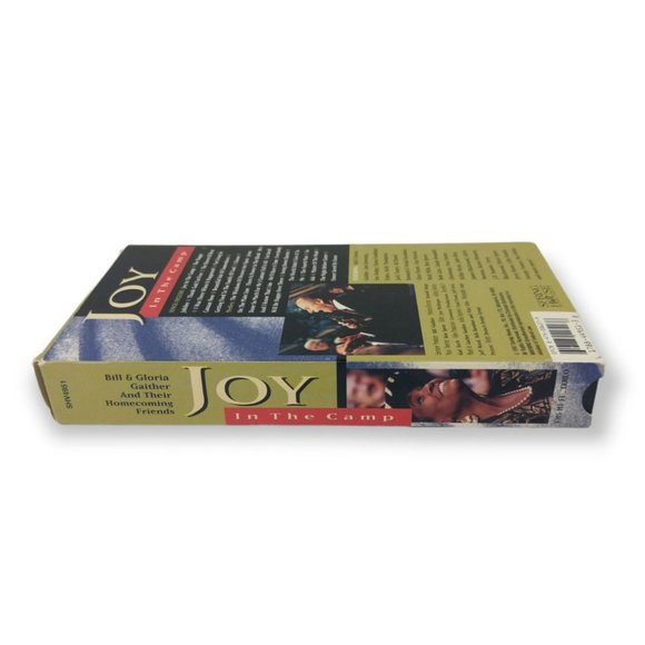 Gaither Gospel Series Joy in the Camp VHS, 1997 Bill and Gloria Gaither - Picture 5 of 5